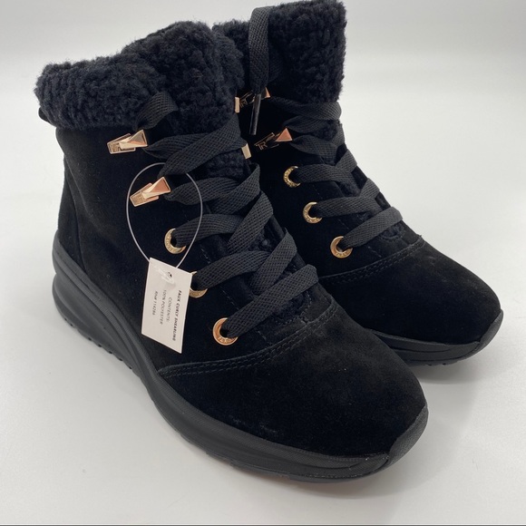 Taryn Rose Zahara Weatherproof Black Ankle Boots - Picture 4 of 9